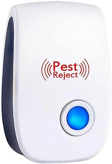 Pest Reject Ultrasonik Haşere Kovucu, 80-120 M² Koruma Alanı, 22-65 Khz Frekans, Sıçan Böcek Kovucu, Beyaz, 5 Watt, Model Pm-5514 ürün görseli 1
