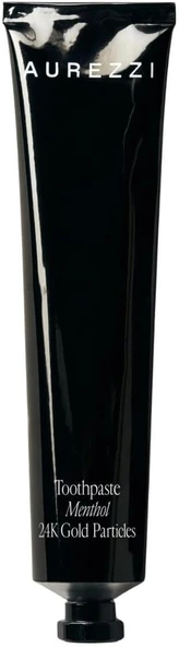 Aurezzi Mentol Aromalı 24 Ayar Altın Parçacıkları Black Gold Macunu 75 Ml ürün görseli 1