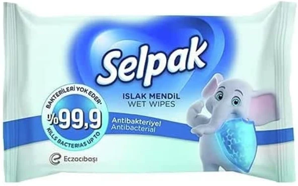 Selpak Cep Islak Mendil Antibalteriyel 3'Lü (1 X 3 Adet) ürün görseli 1