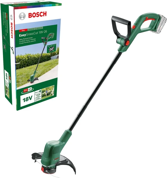 Akülü Kenar Kesme Makinesi Easygrasscut 18V-26 (Akü Olmadan, Volt Sistemi, Kesme Çapı: 26 Cm, Karton Ambalajda) ürün görseli 1