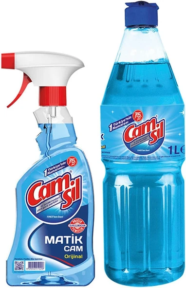 Camsi̇l Promosyonlu 500Ml Mati̇k + 1Lt Dökme Orji̇nal Mavi̇ ürün görseli 1
