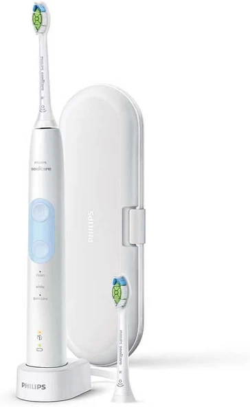 Sonicare Protective Clean 5100 Sonic Şarjlı Fırçası, 7 Kat Daha Fazla Plak Temizliği, 3 Temizlik Modu, Basınç Sensörü, 14 Gün Şarj Ömrü, Seyahat Kabı, 1 Eksta Yedek Başlık, Hx6859/29 ürün görseli 1