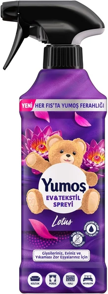 Yumoş Ev Vetekstil Spreyi Lotus Yıkanması Zor Eşyalar İçin 450 Ml ürün görseli 1