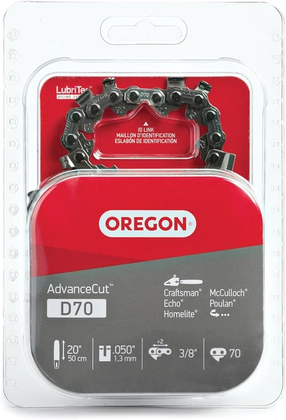 Oregon Cutting Systems - Zincir Testere Zinciri, 72 V Vaguard Full Chisel C-Loop, 20 Inç. ürün görseli 1