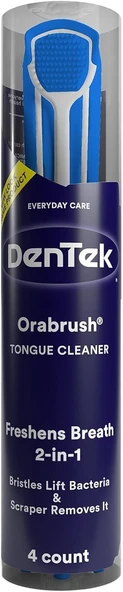 Orabrush Dil Kazıyıcı, Dil Temizleyici Kötü Nefesle Savaşmaya Olur, 4 Dil Kazıyıcı ürün görseli 1