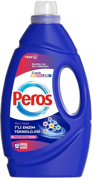 Peros 2,31 L Sıvı Çamaşır Deterjanı Renkliler ürün görseli 1