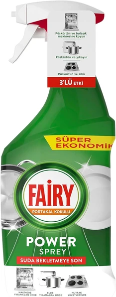 Portakallı Power Spray Bulaşık Spreyi, 800 Ml ürün görseli 1
