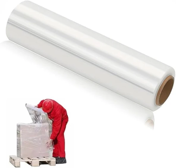 Palet Streç Film 17 Micron 50Cm X 200 Metre 2 Kg (1 Adet) / Eşya-Ambalaj Sarma ürün görseli 1