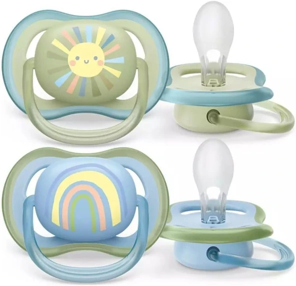Philips-Avent Air Emzik 0-6 Ay 2'Li Erkek Scf085/58, Standart ürün görseli 1