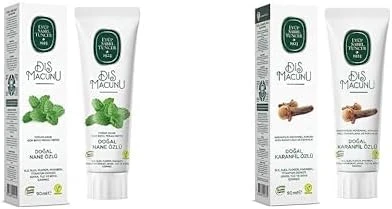 Doğal Macunu Seti (Nane + Karanfil, 2X90Ml) ürün görseli 1