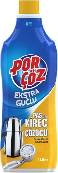 Porçöz Kireç Pas Çözücü 1000 Ml X 2 Adet ürün görseli 1