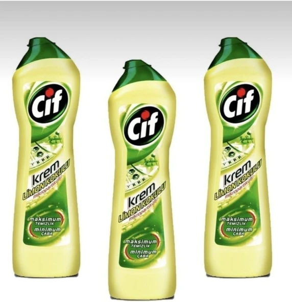 Limon Kokulu Temizleyici, 500 Ml, 3'Lü Paket ürün görseli 1
