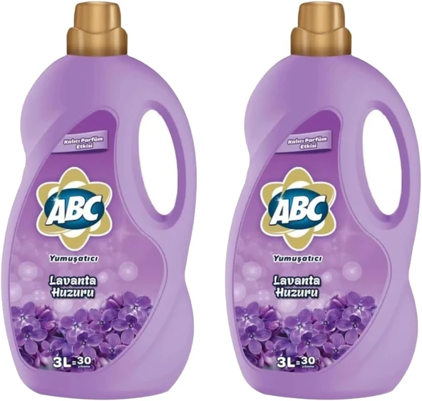 Abc Lavanta Kokulu Çamaşır Yumuşatıcısı, 3 Litre, 2'Li Paket ürün görseli 1