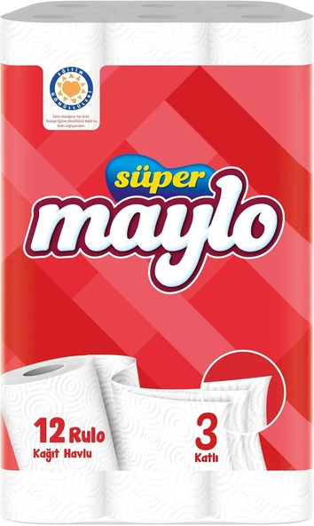 Maylo 12’Li Kağıt Havlu ürün görseli 1