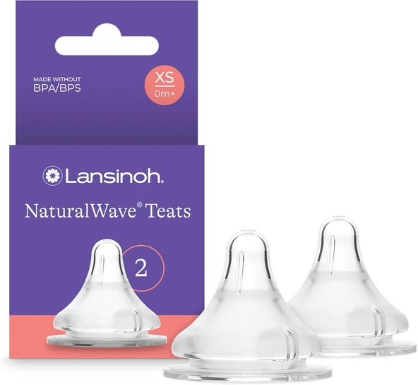 Lansinoh Wave Biberon Emziği Ekstra Yavaş Akışlı (0 Ay) ürün görseli 1