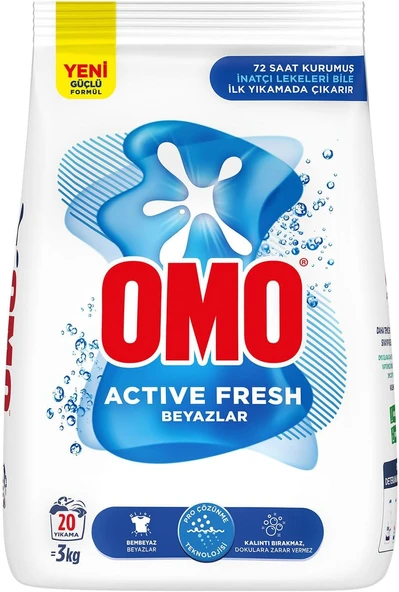 Fresh Beyazlar 20 Yıkama Toz Çamaşır Deterjanı 3 Kg ürün görseli 1