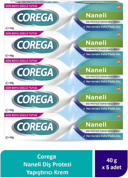 Corega Süper Protez Yapıştırıcı 40 Gr X5 Adet ürün görseli 1