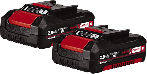 Akü Pxc-Twinpack 2,0 Ah Power X-Change (Li-Ion, V, 2 Adet 2,0 Ah Akü, Tüm Pxc Cihazları Için Evrensel, Proaktif Akü Yönetimi, Uyumlu Şarj Döngüleri) ürün görseli 1