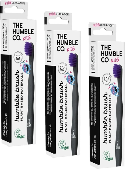 The Humble Co. Co Bitki Bazlı Fırçası Yumuşak - Karma 4 Renk (3 Paketi) ürün görseli 1
