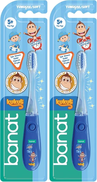 Banat Kukuli Çocuk Fırçası 2Li Paket ürün görseli 1