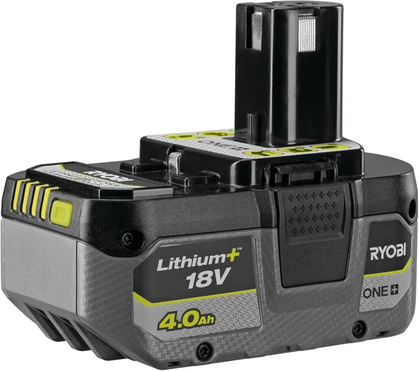 Ryobi Rb1840X 18V One Lityum Artı 4.0Ah Kompakt Pil, Siyah ürün görseli 1