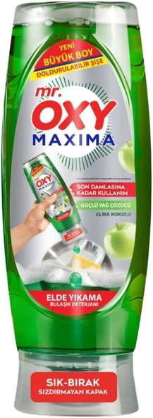 Mr Oxy Maxima Bulaşık Deterjanı Elma 650 Ml ürün görseli 1