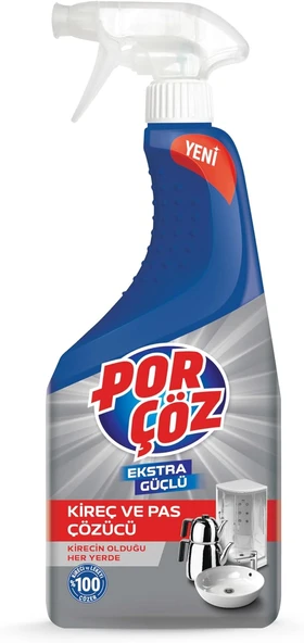 Porçöz Ekstra Güçlü Kireç Çözücü Sprey 750 Ml ürün görseli 1