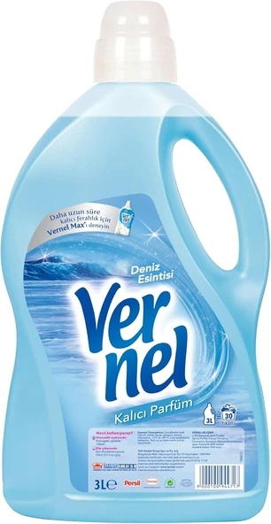 Vernel Deniz Esintisi Kalıcı Parfüm 30 Yıkama Çamaşır Yumuşatıcısı (1 X 3000 Ml) ürün görseli 1