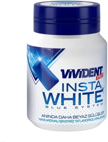 Vivident Şişe Insta White Nane Aromalı Sakız 63 G ürün görseli 1