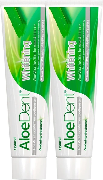 Aloe Dent Aloevera Ile Ekstra Beyazlatıcı Macunu, 100 Ml X 2 Adet ürün görseli 1