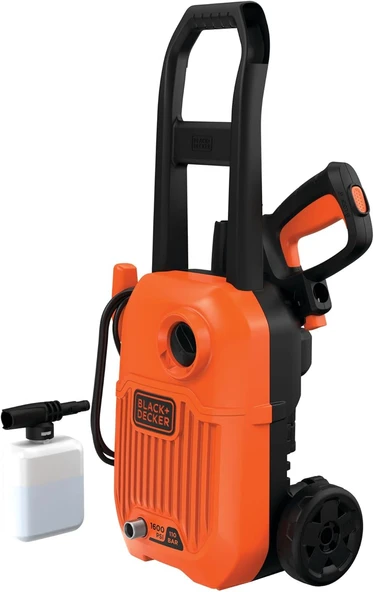 Black + Decker Bepw1300L-Qs Basınçlı Yıkama Makinesi Turuncu Siyah ürün görseli 1