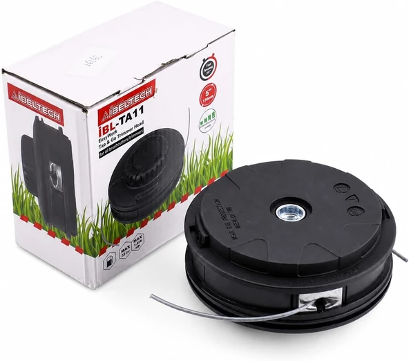Motorlu Tırpan Uyumlu Misina Başlığı Plastik Otomatik Tırpan Kafası Ot Motoru Ot Çim Biçme Bıçkı ürün görseli 1