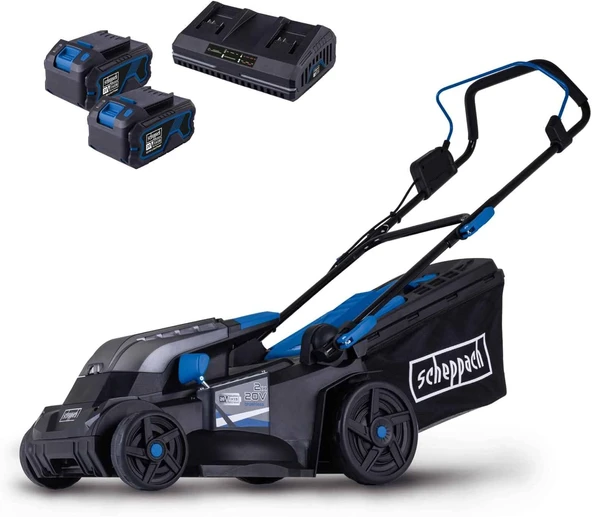 Scheppach Akülü Çim Biçme Makinesi Bc-Mp380-X 20V Fırçasız Akülü Çim Biçme Makinesi | 38 Cm Kesme Genişliği | 450 – 500 M2 Için | 25 – 75 Mm Kesme Yüksekliği Ayarı | 45 L Sepet | 20 V-Ixes Serisi | 2 ürün görseli 1