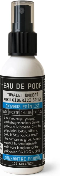 Vavana Eau De Poof Konsantre Tuvalet Öncesi Kötü Koku - 50 Ml (Okyanus Esintisi) ürün görseli 1