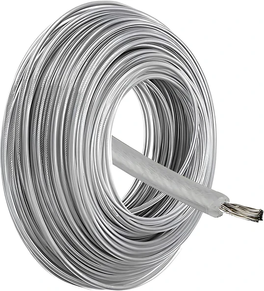 Çelik Telli Motorlu Tırpan Yuvarlak Misina 3.3 Mm 26 Metre Çim Ot Biçme Teli Güçlü Profesyonel ürün görseli 1