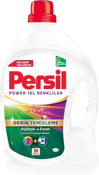 Sıvı Çamaşır Deterjanı Jel Color 38 Wl, Renkliler 38 Yıkama ürün görseli 1