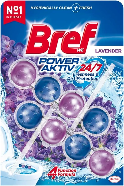 Bref Power Lavanta Kokulu 2'Li Klozet Bloğu 2 X 50 G, Lavanta 2 ürün görseli 1
