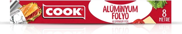 Cook Alüminyum Folyo, 30 Cm X 8 M, 1 Adet ürün görseli 1