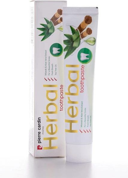 Pierre Cardin Paris Aloe Vera & Misvak & Çay Ağacı Özlü Bitkisel Macunu 75 Ml ürün görseli 1