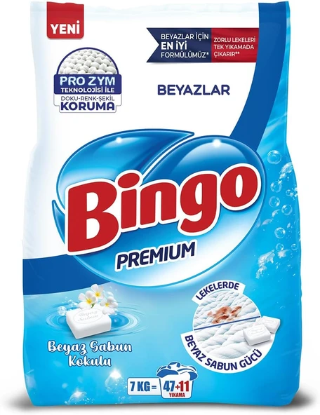 Toz Çamaşır Deterjanı 7 Kg Beyaz ürün görseli 1