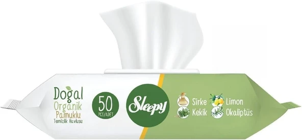 Sleepy Doğal Organik Pamuklu Temizlik Havlusu 24 X 50 ürün görseli 1