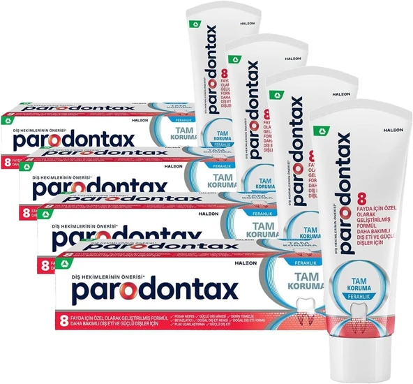 Parodontax Eti Bakımı Tam Koruma Macunu 75 Ml (4 Paketi) ürün görseli 1