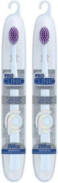 Difaş Pro-Clinic Yumuşak Fırçası 2Li Paket ürün görseli 1