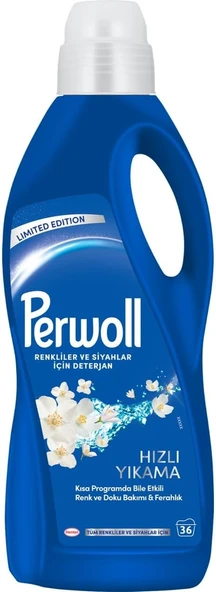 Perwoll Hassas Siyahlar Renkliler İçin Hızlı Yıkama Sıvı Çamaşır Deterjanı 2 L ürün görseli 1