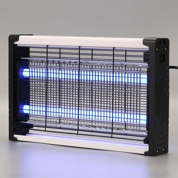 6W - 220W/50Hz İki Ledli Sinek Öldürücü, Ultraviole Işıklı Büyük Boy Sinek Öldürücü, Haşere Öldürücü, Böcek Öldürücü ürün görseli 1