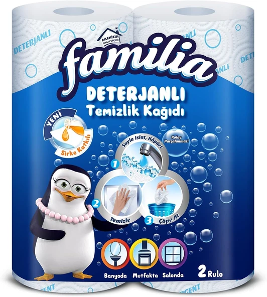 Familia Deterjanlı Kağıt Havlu Desenli 3 Katlı 2 Adet ürün görseli 1