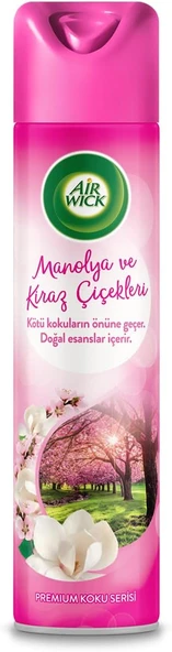 Air Wick Aerosol Koku Serisi Manolya & Kiraz Çiçekleri Sprey Oda Kokusu (1X 300 Ml) ürün görseli 1
