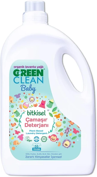 U Green Clean Green Clean Baby Bitkisel Çamaşır Deterjanı 2,75 Lt ürün görseli 1