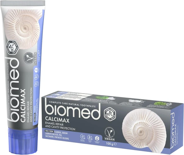 Biomed Calcimax% 99 Katkı Maddeleri Ile Emaye Güçlendirilmesine Florür Olmayan Doğal Macunu ürün görseli 1