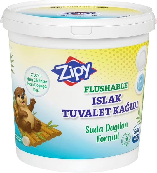 Islak Tuvalet Kağıdı 500 Adet –%100 Selüloz, Tuvalete Atılabilir, Suda Çözünen Yeni Nesil Formpa ürün görseli 1